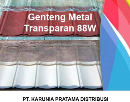 Distributor Genteng Metal Transparan 88W